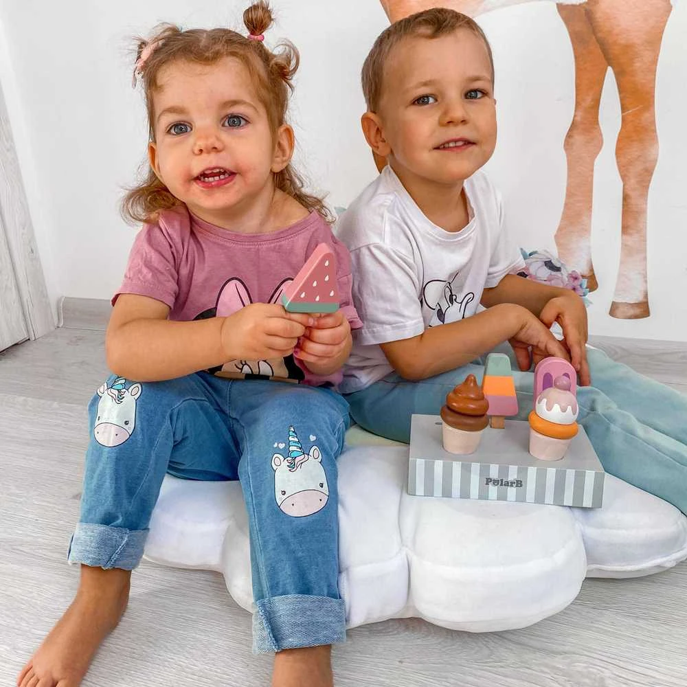 Viga Toys Medinių ledų rinkinys VIGA PolarB
