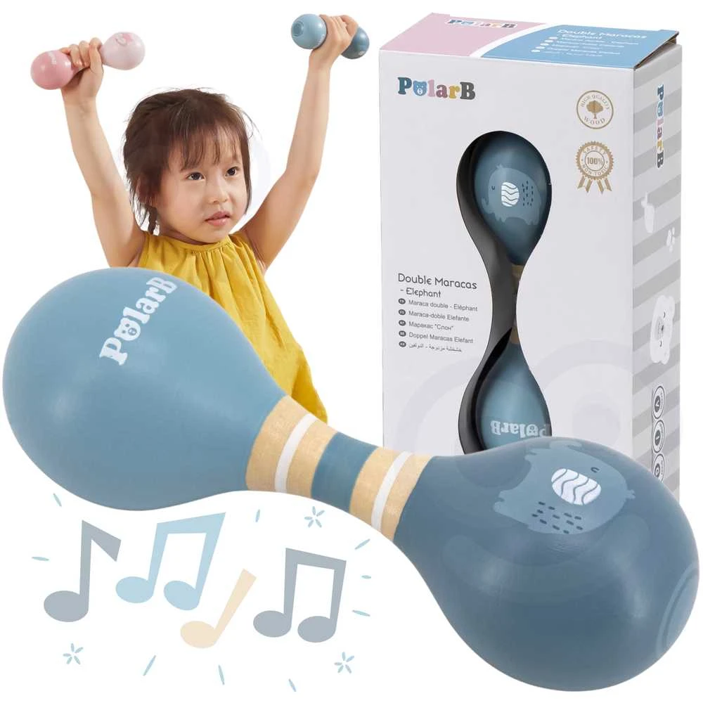 „Viga Polarb Marakas“ muzikos instrumentas vaikams.