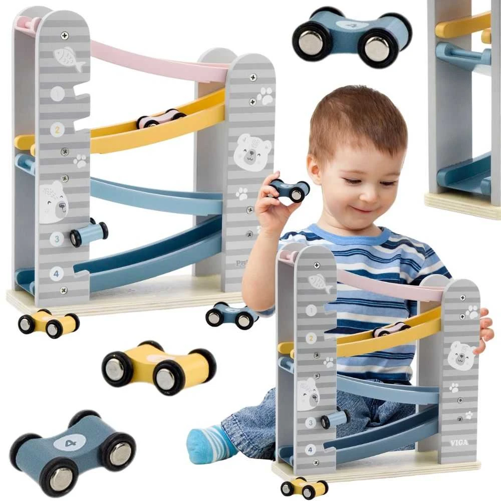 Viga Toys Medinė Automobilių Čiuožykla ''Viga'' ''PolarB''