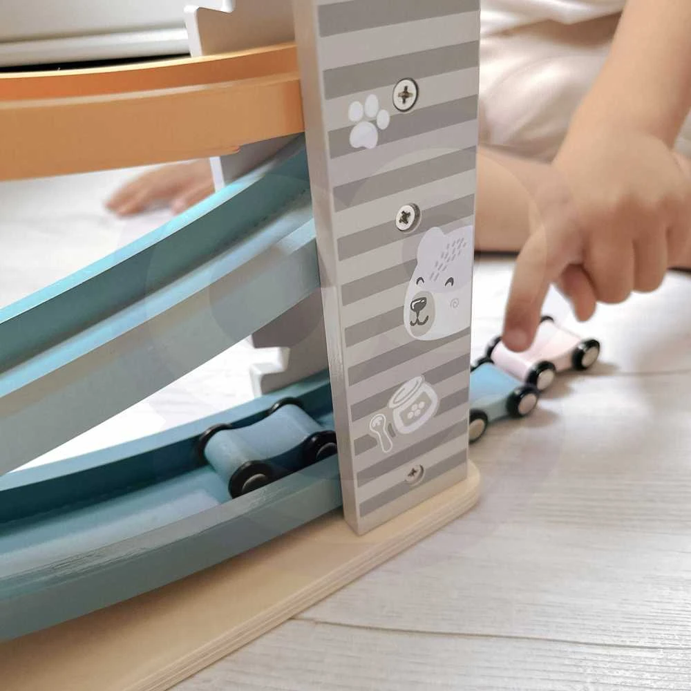 Viga Toys Medinė Automobilių Čiuožykla ''Viga'' ''PolarB''