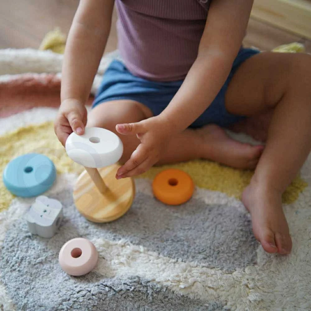 Viga Toys Edukacinė piramidė - Baltasis lokys B. VIGA