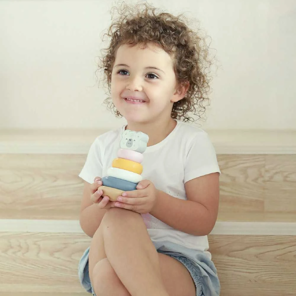 Viga Toys Edukacinė piramidė - Baltasis lokys B. VIGA