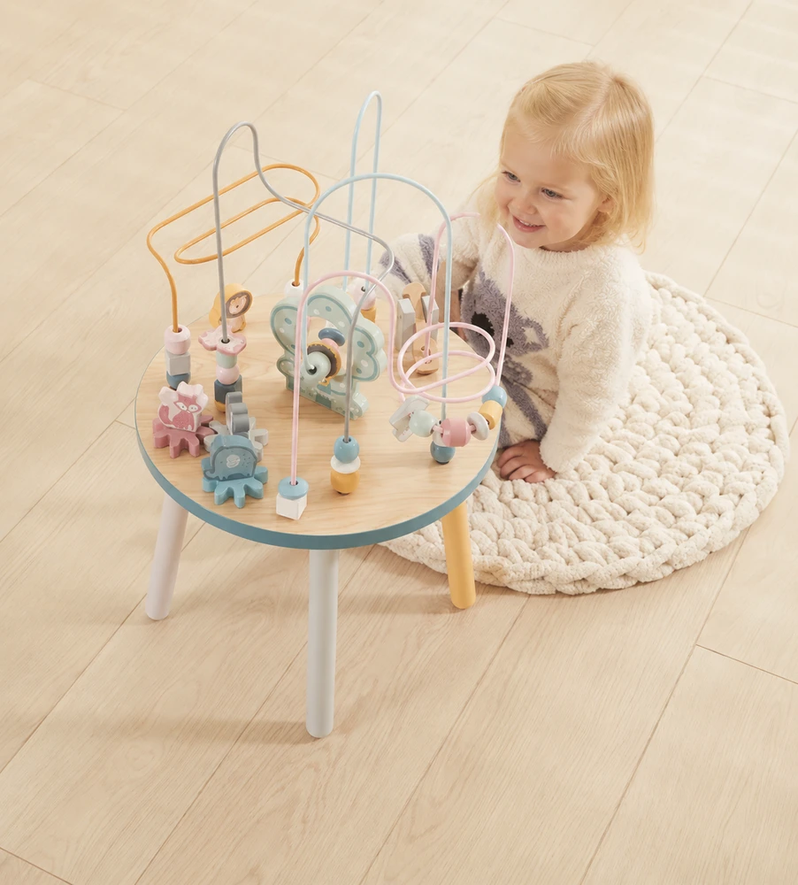 Viga Toys Medinis Edukacinis Stalas Manipuliacija Su Gyvūnais