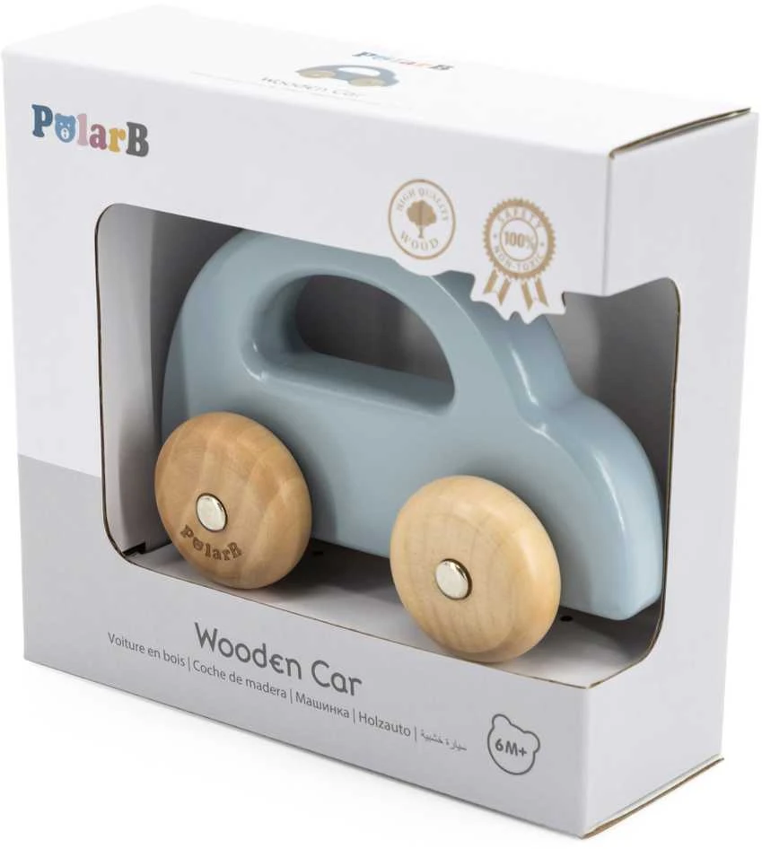 Viga Toys Medinis stumdomas automobilis