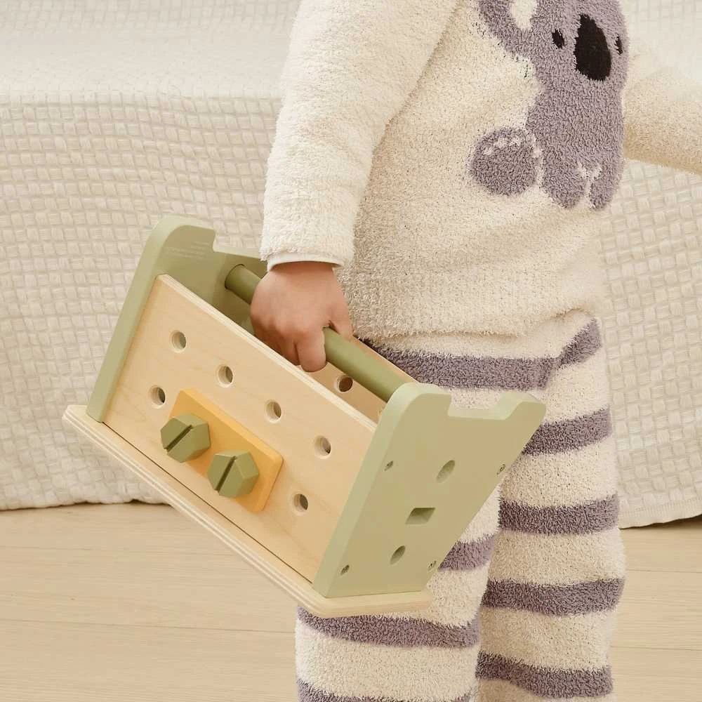 Viga Toys Medinis mini dirbtuvėlių rinkinys 2in1