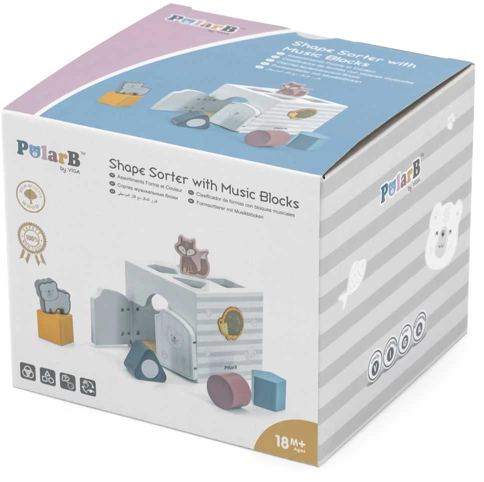 „Viga Polarb Educational Sorter“ muzikiniai blokai