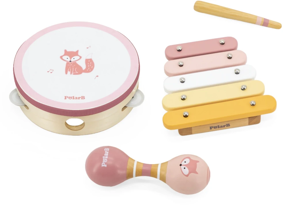 VIGA PolarB rožinis muzikinių instrumentų rinkinys