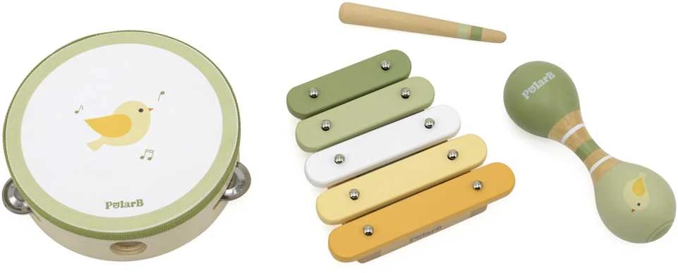 Viga Toys VIGA PolarB Musical Instrument Set Žalias