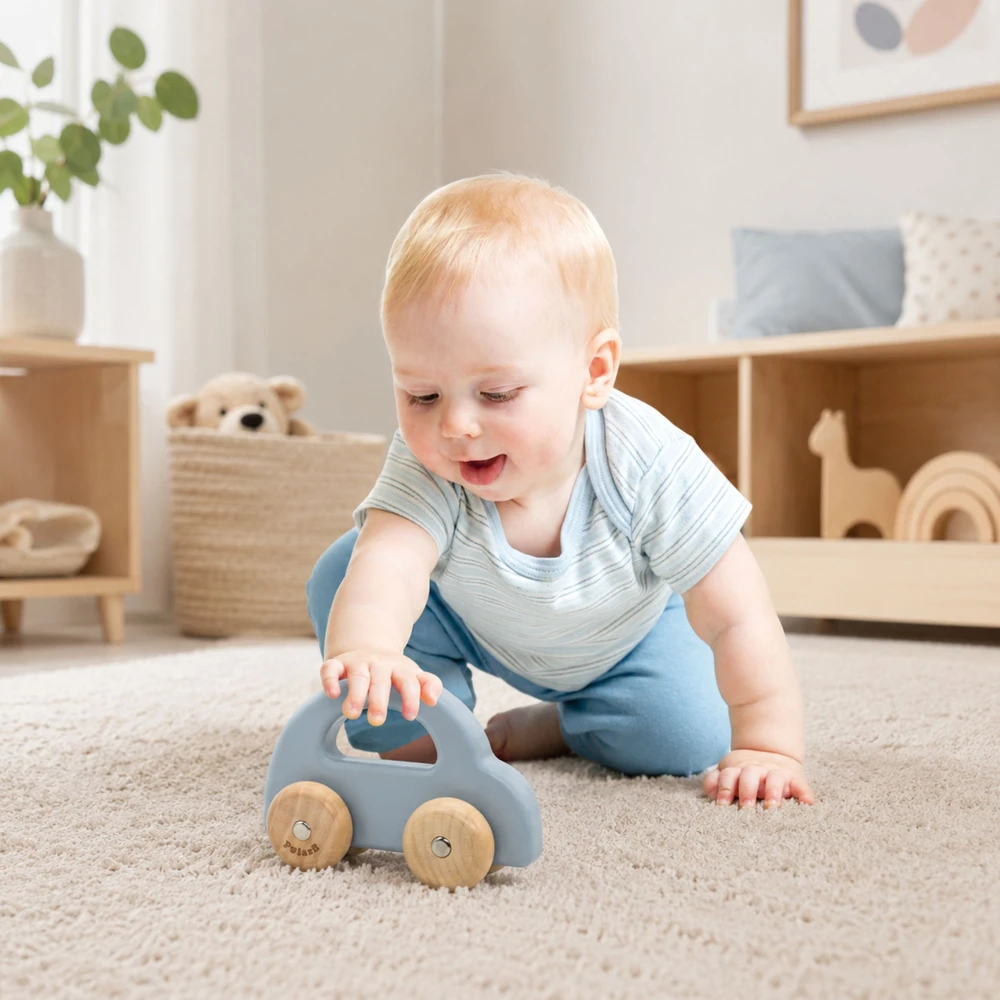 Viga Toys Medinis stumdomas automobilis