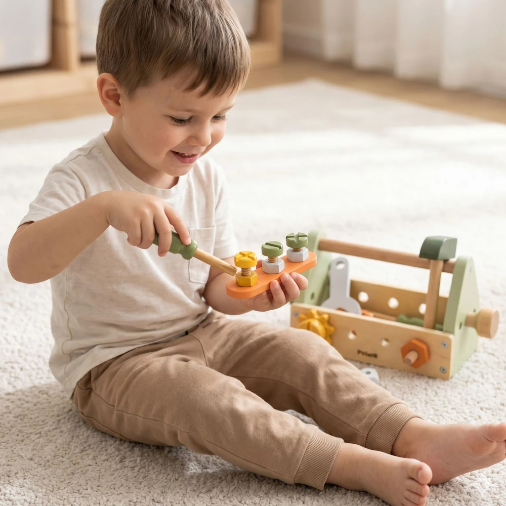 Viga Toys Viga Medinis Įrankių Rinkinys PolarB