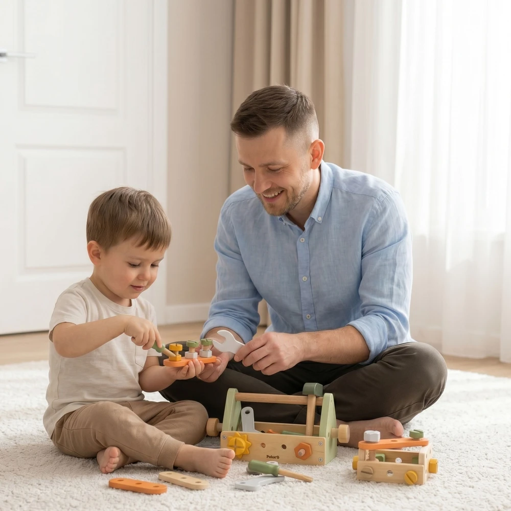 Viga Toys Viga Medinis Įrankių Rinkinys PolarB