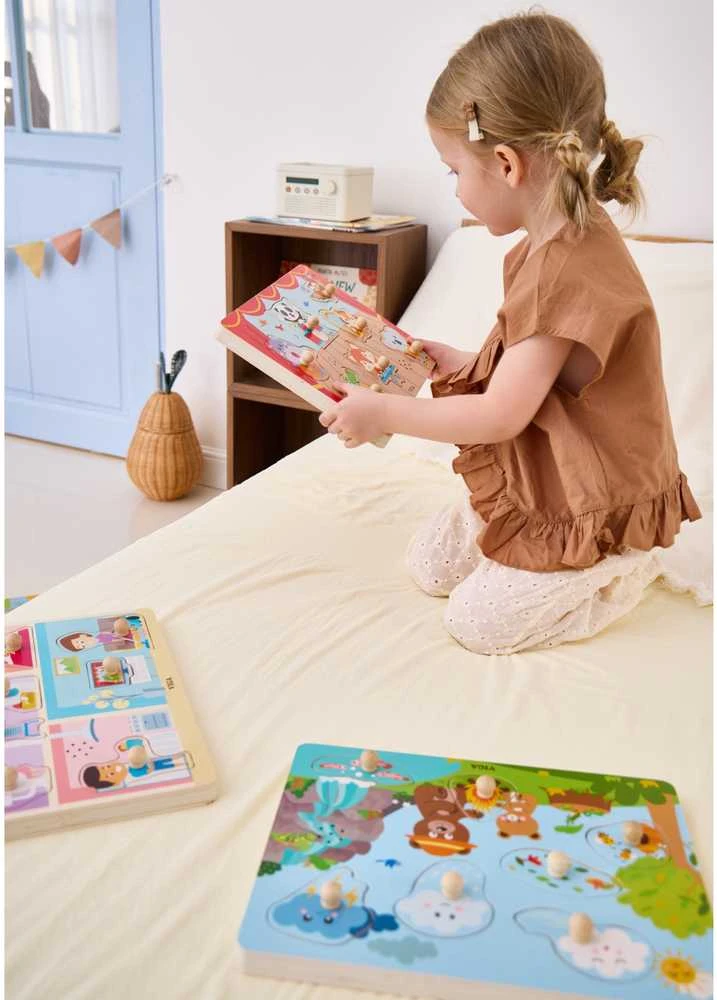 Viga Toys VIGA Edukacinis Įspūdingas Dėlionė Garsai - Atraskime Gamta