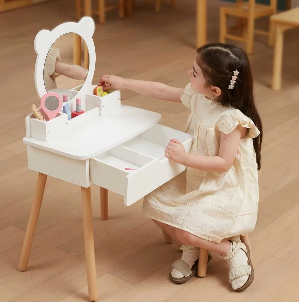 Viga Toys Kosmetikos staliukas su aksesuarais VIGA