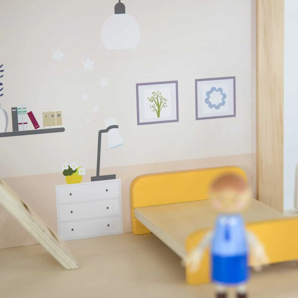 Viga Toys Medinis lėlių namas VIGA