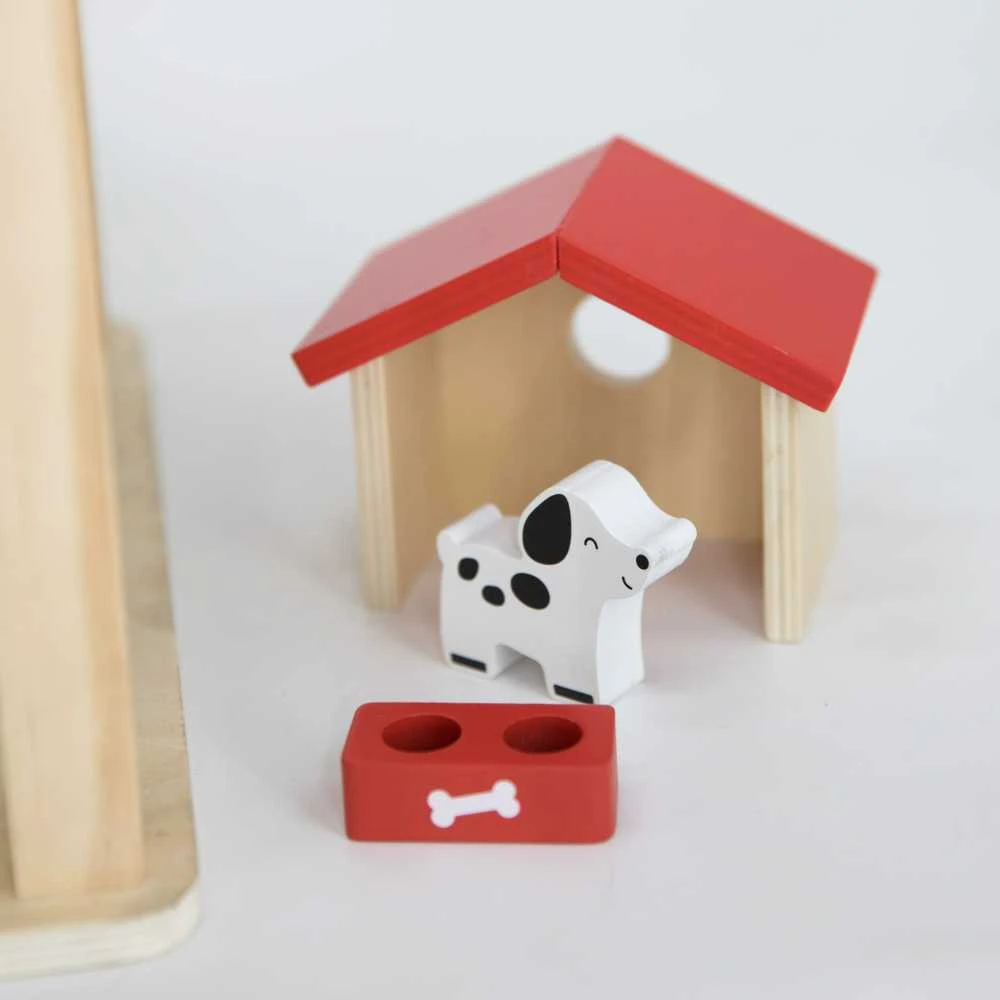 Viga Toys Medinis lėlių namas VIGA