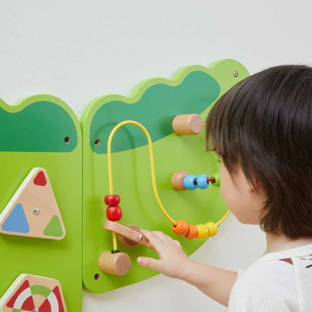 Viga Toys Sensorinė manipuliacinė lenta Krokodilas VIGA