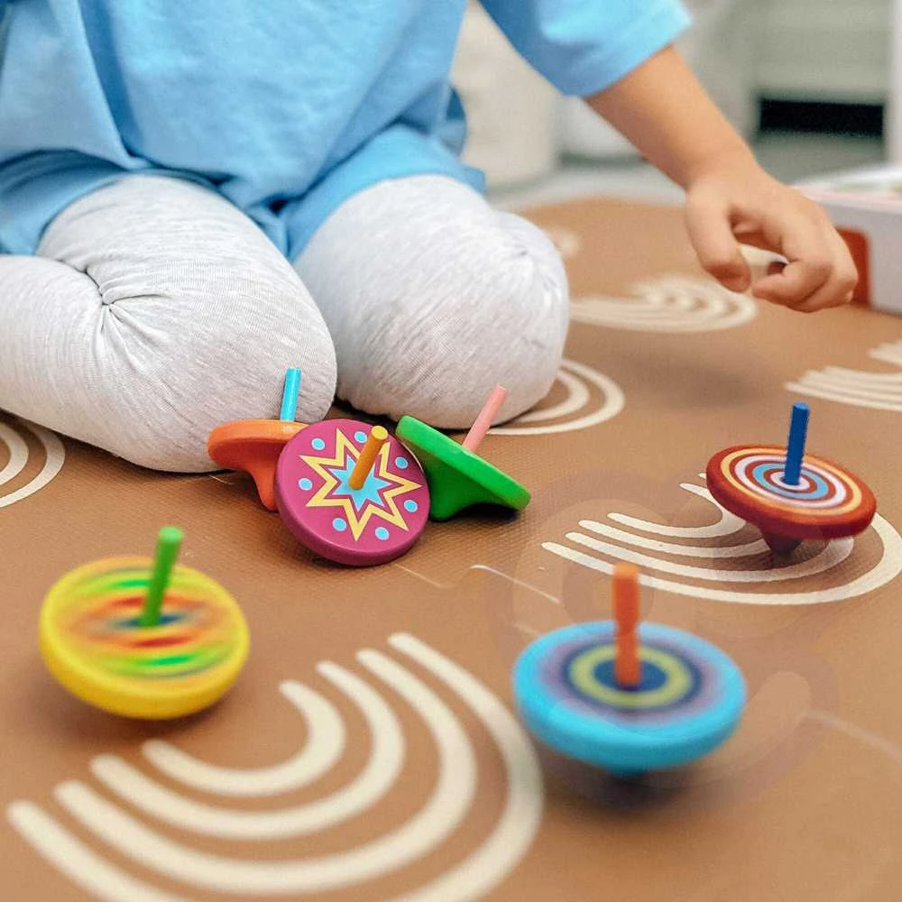 Viga Toys Spalvotas medinis suktukas Viga, 1vnt