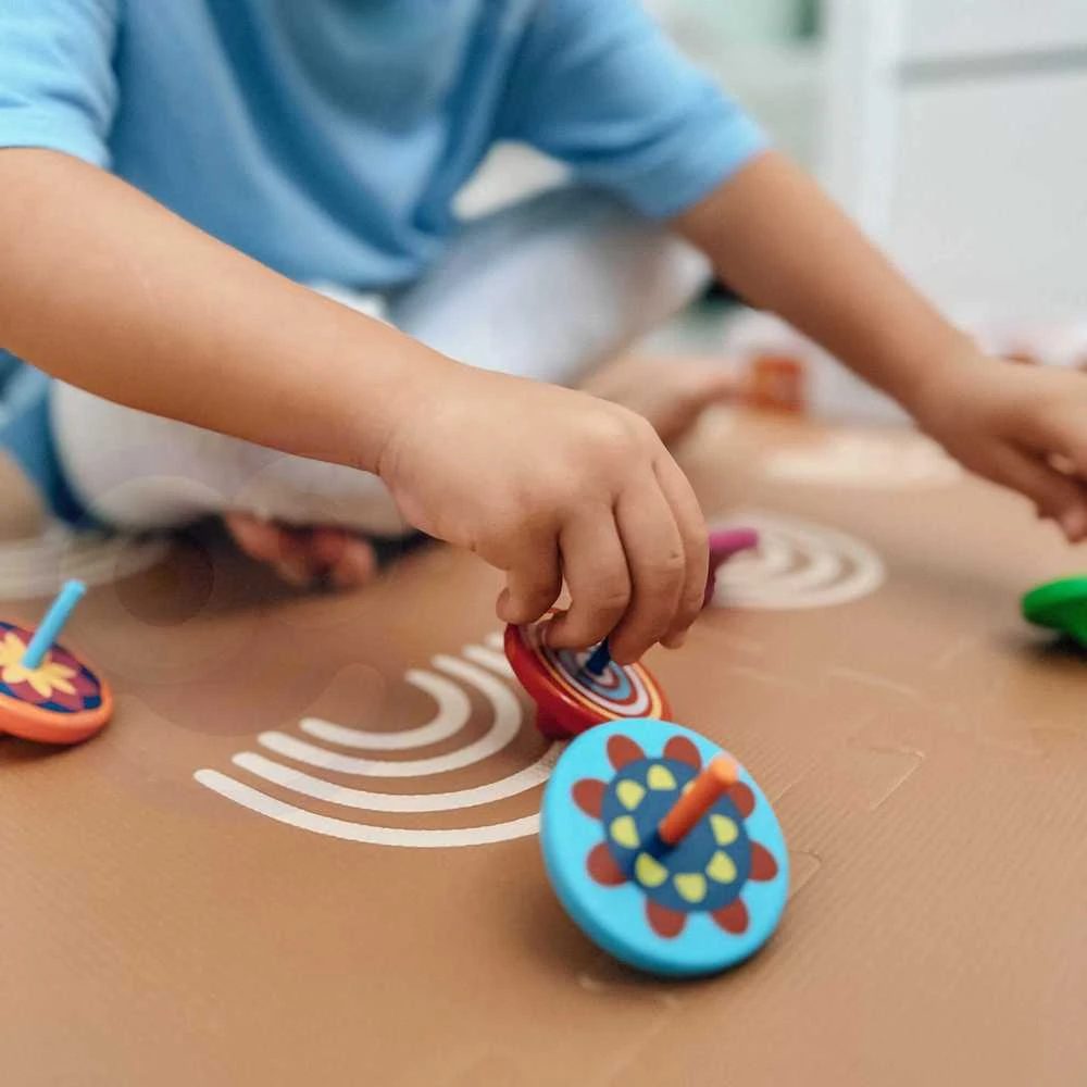 Viga Toys Spalvotas medinis suktukas Viga, 1vnt