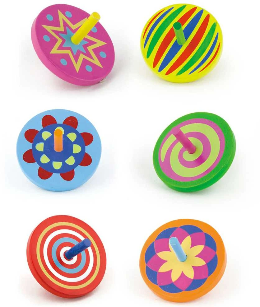 Viga Toys Spalvotas medinis suktukas Viga, 1vnt