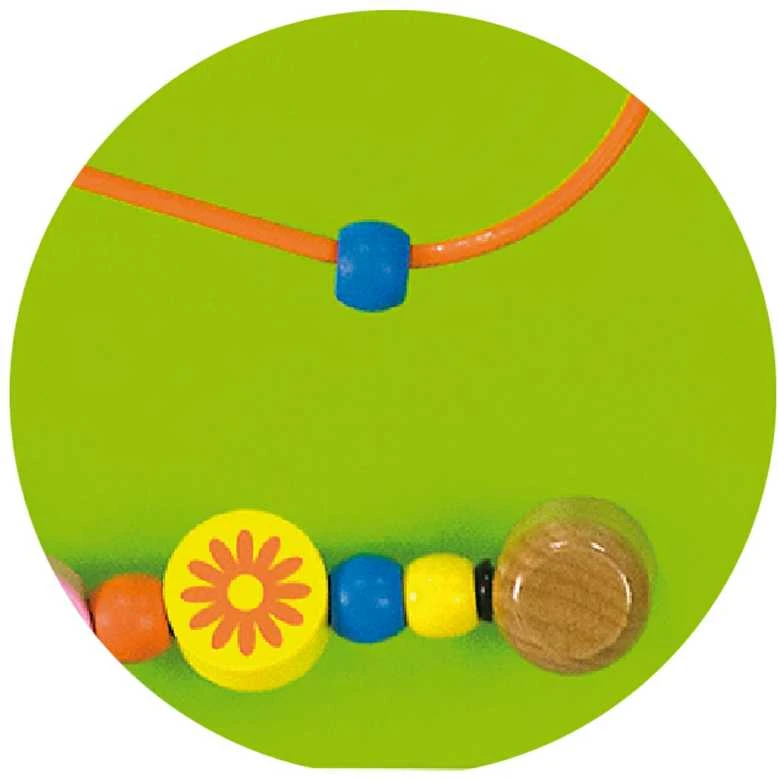 Viga Toys Medinė Edukacinė Lenta Krokodilas Sensoryinė