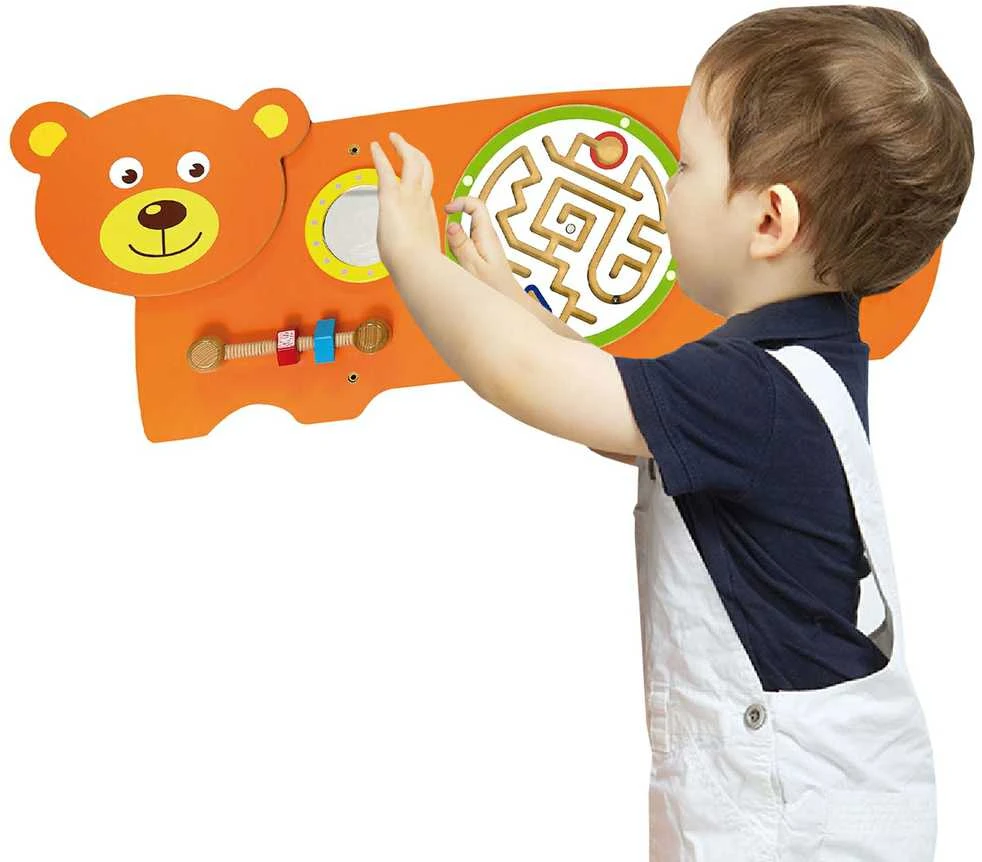 Viga Toys Medinis Manipuliacinis Žaislas - Sensorycinė Tablica Mišis