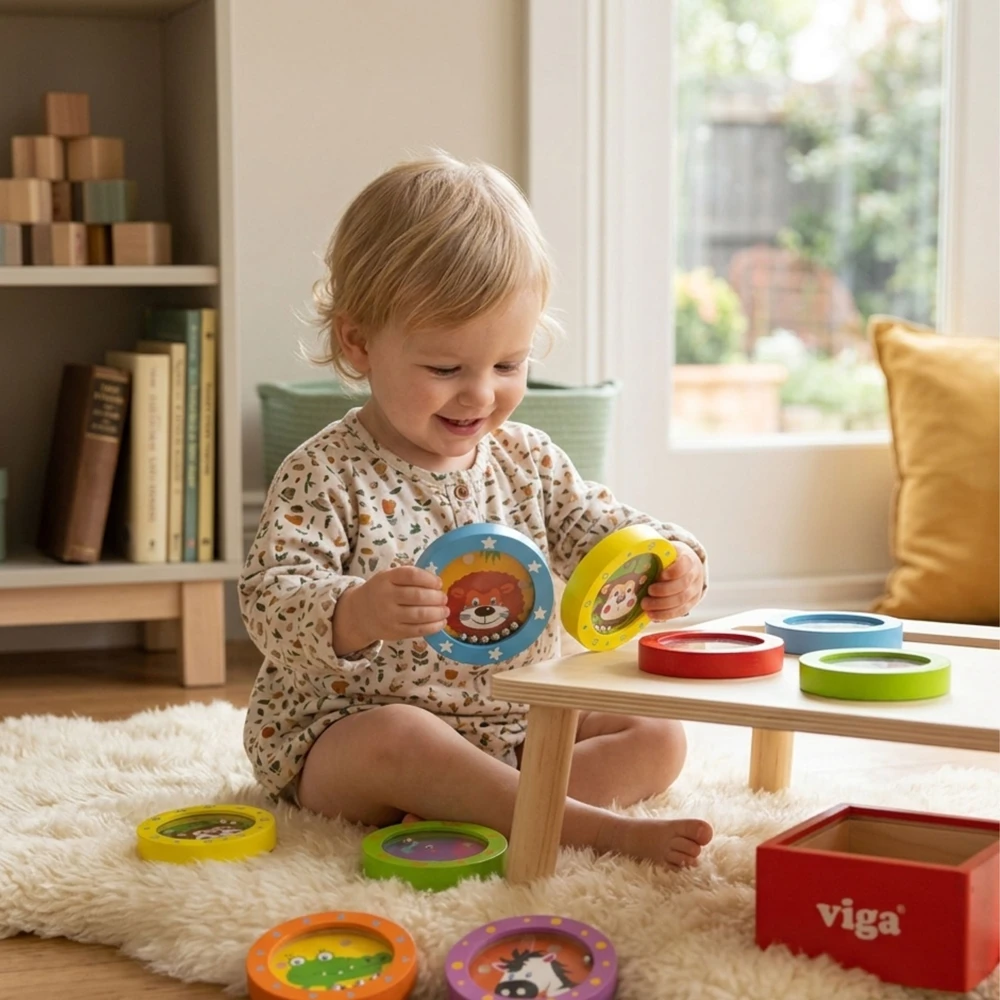 Viga Toys Medinis gyvūnėlių labirintas VIGA