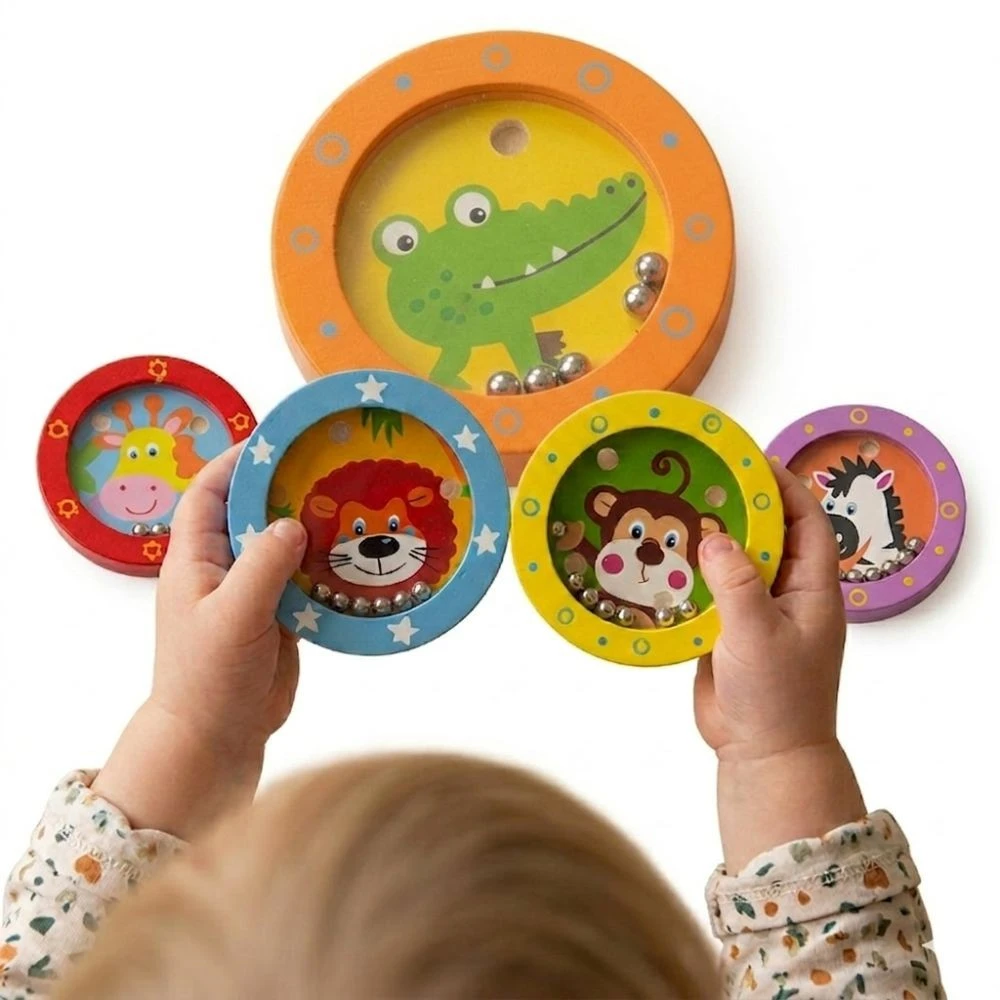 Viga Toys Medinis gyvūnėlių labirintas VIGA