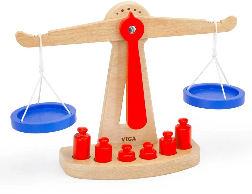 Viga Toys VIGA Wooden Balanced Shop Scale FSC Certified
