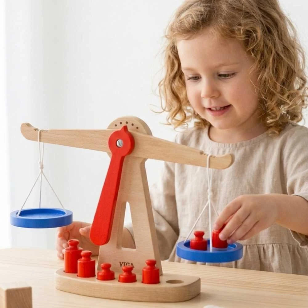 Viga Toys VIGA Wooden Balanced Shop Scale FSC Certified