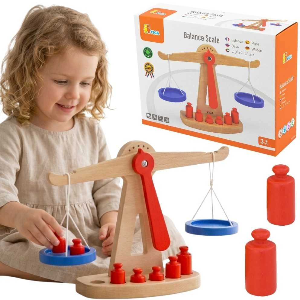 Viga Toys VIGA Wooden Balanced Shop Scale FSC Certified