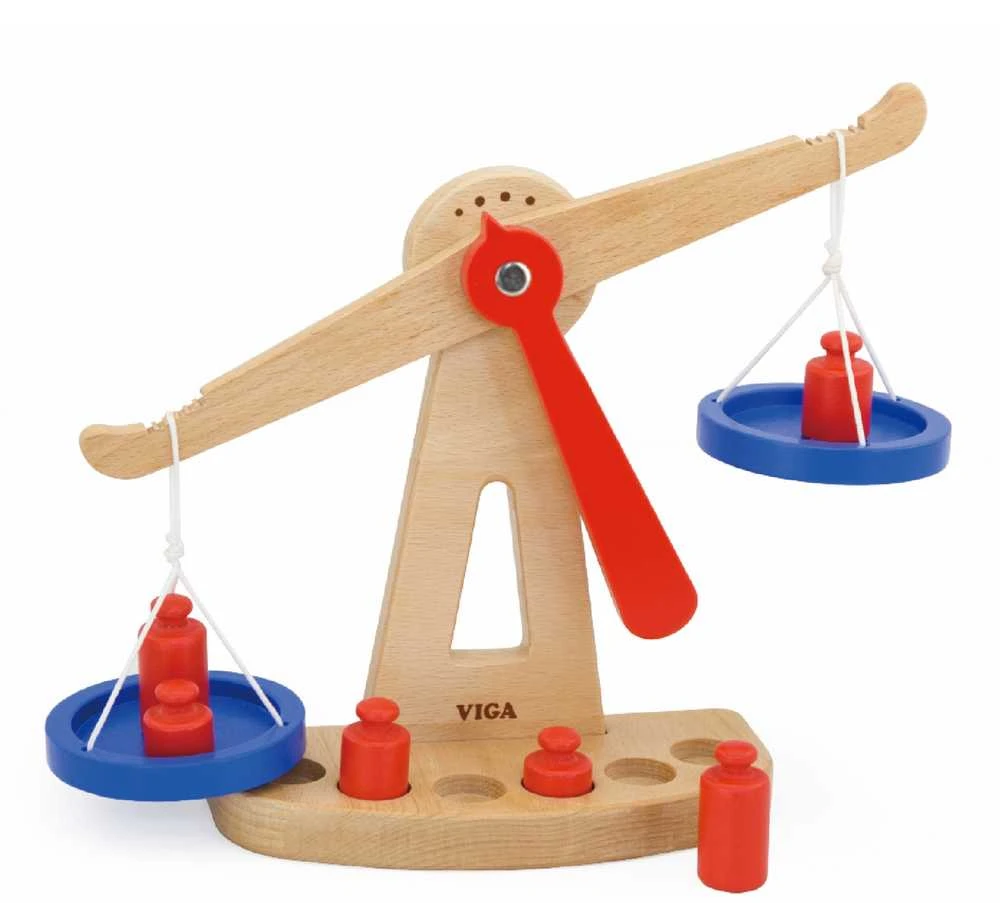 Viga Toys VIGA Wooden Balanced Shop Scale FSC Certified