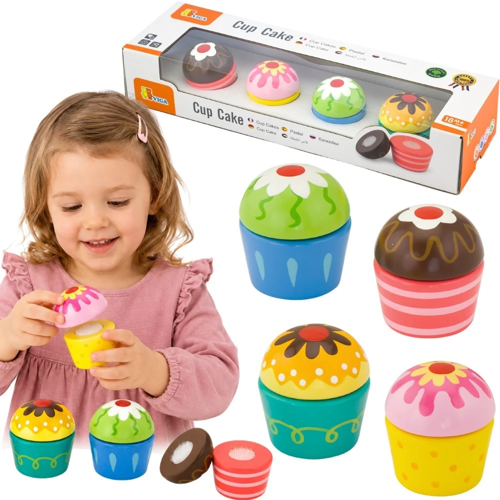 Viga Toys Mediniai Keksiukai Viga