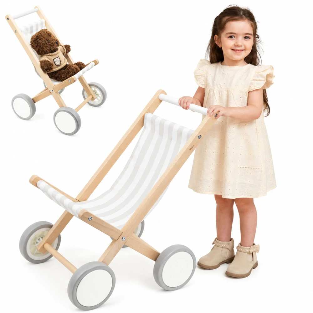 Viga Toys VIGA Lėlių Vežimėlis Šūpuoklė