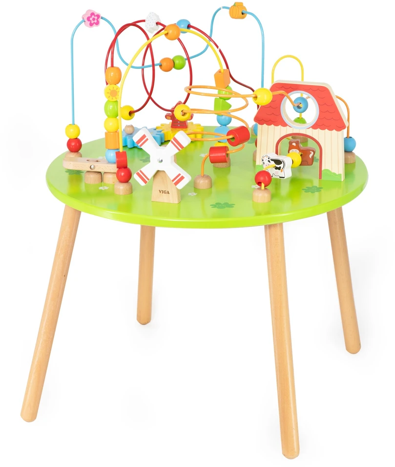 Viga Toys Viga Wooden Educational Sensory Table Intertwined XXL Montessori