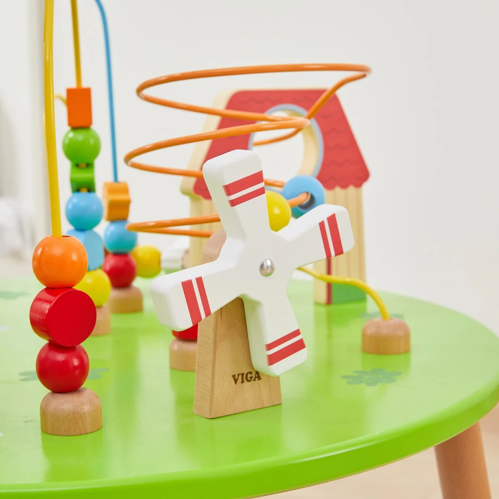 Viga Toys Viga Wooden Educational Sensory Table Intertwined XXL Montessori