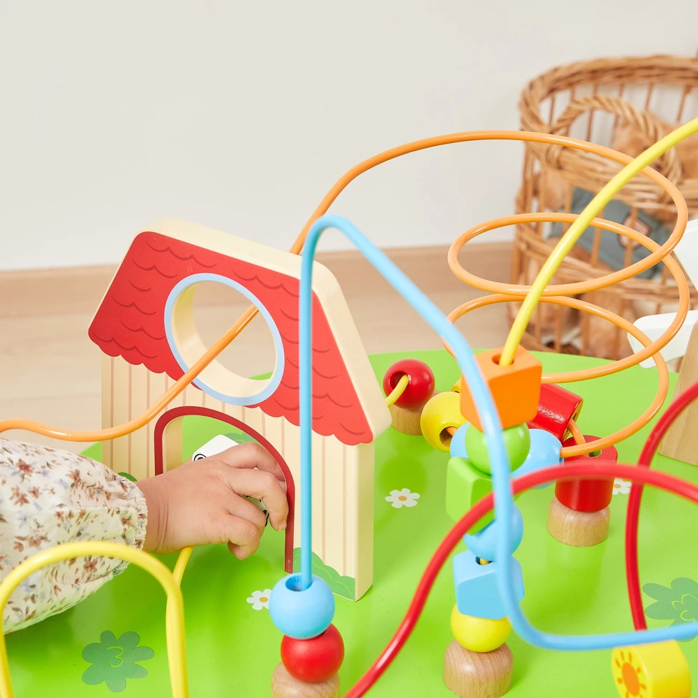 Viga Toys Viga Wooden Educational Sensory Table Intertwined XXL Montessori