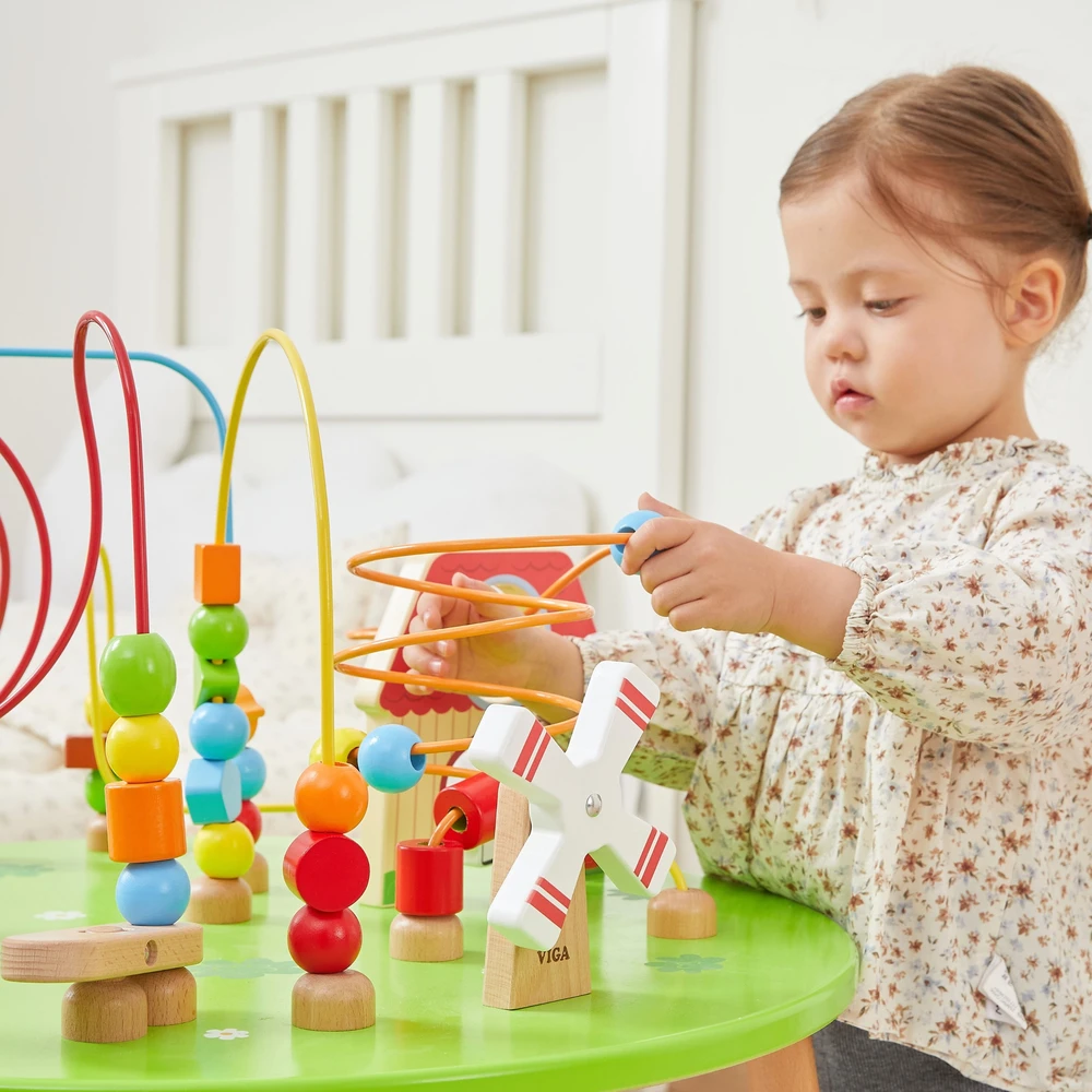 Viga Toys Viga Wooden Educational Sensory Table Intertwined XXL Montessori