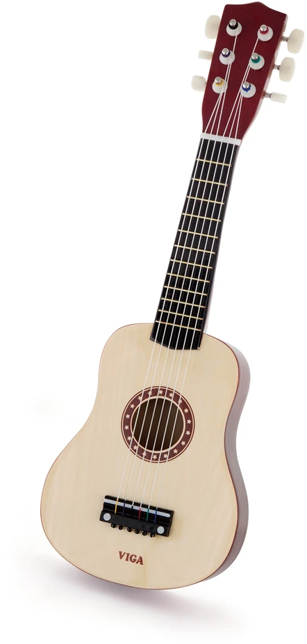 Viga Akustinė gitara vaikams 21 colio 6 stygų natūrali