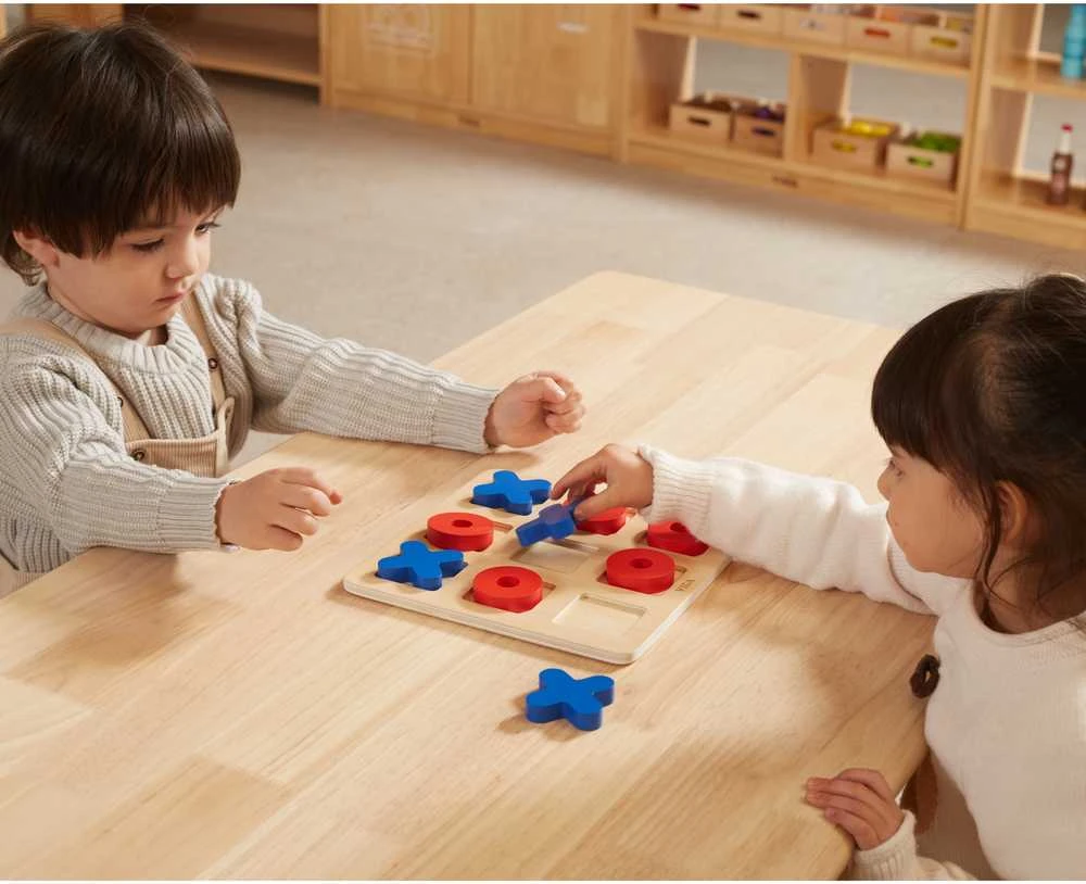 Viga Toys Medinis žaidimas Klasikinis kryžiukai-nuliukai VIGA