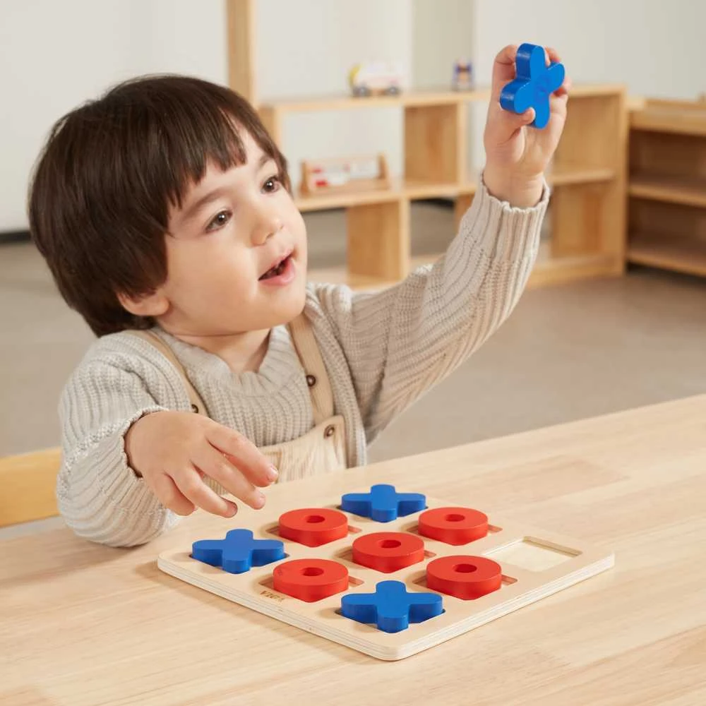 Viga Toys Medinis žaidimas Klasikinis kryžiukai-nuliukai VIGA