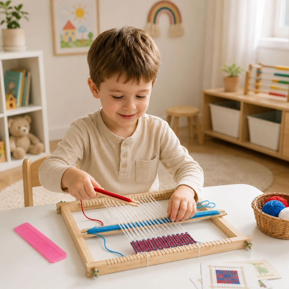 Viga Medinis Audimo Staklės Montessori Rinkinys