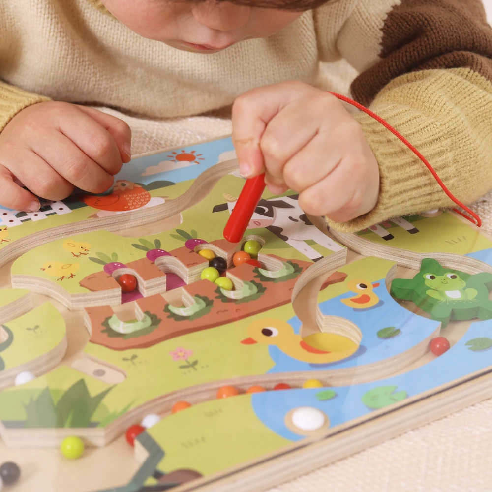 Viga Toys Viga 44851 Magnetinio labirinto diena ūkyje