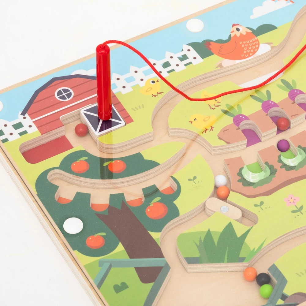 Viga Toys Viga 44851 Magnetinio labirinto diena ūkyje