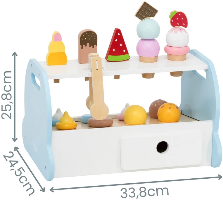 Viga Toys Viga 44842 Medinis mini ledainės saldumynų rinkinys