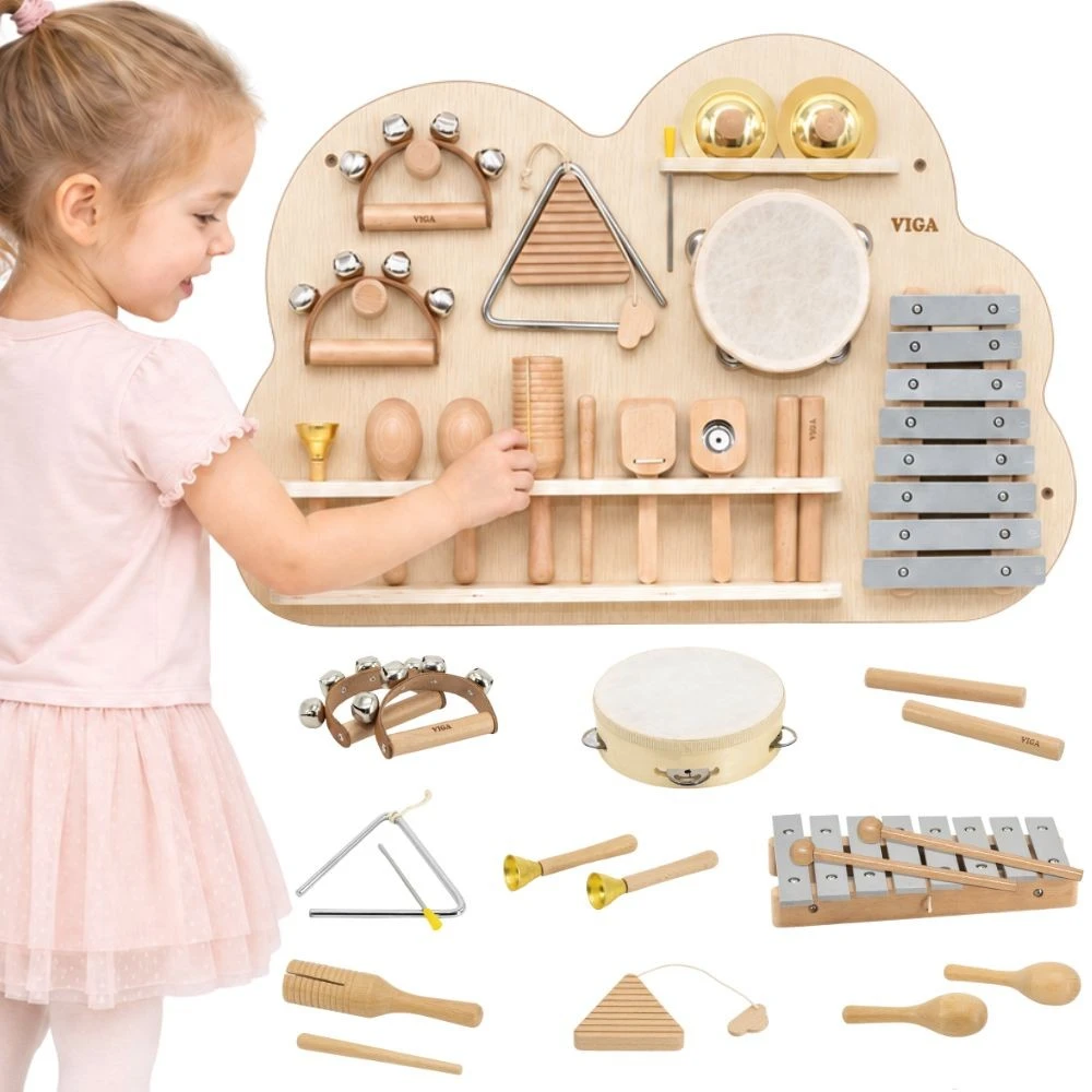 Viga Toys Medinė muzikinė lenta VIGA