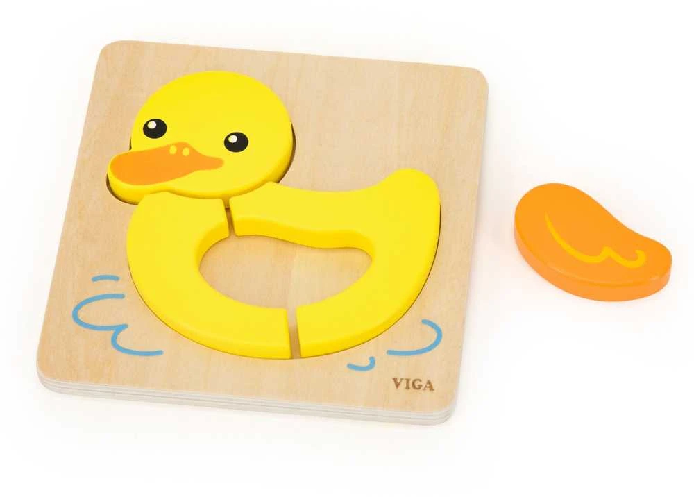 Viga Toys VIGA Wooden Puzzle - Cute Duck
