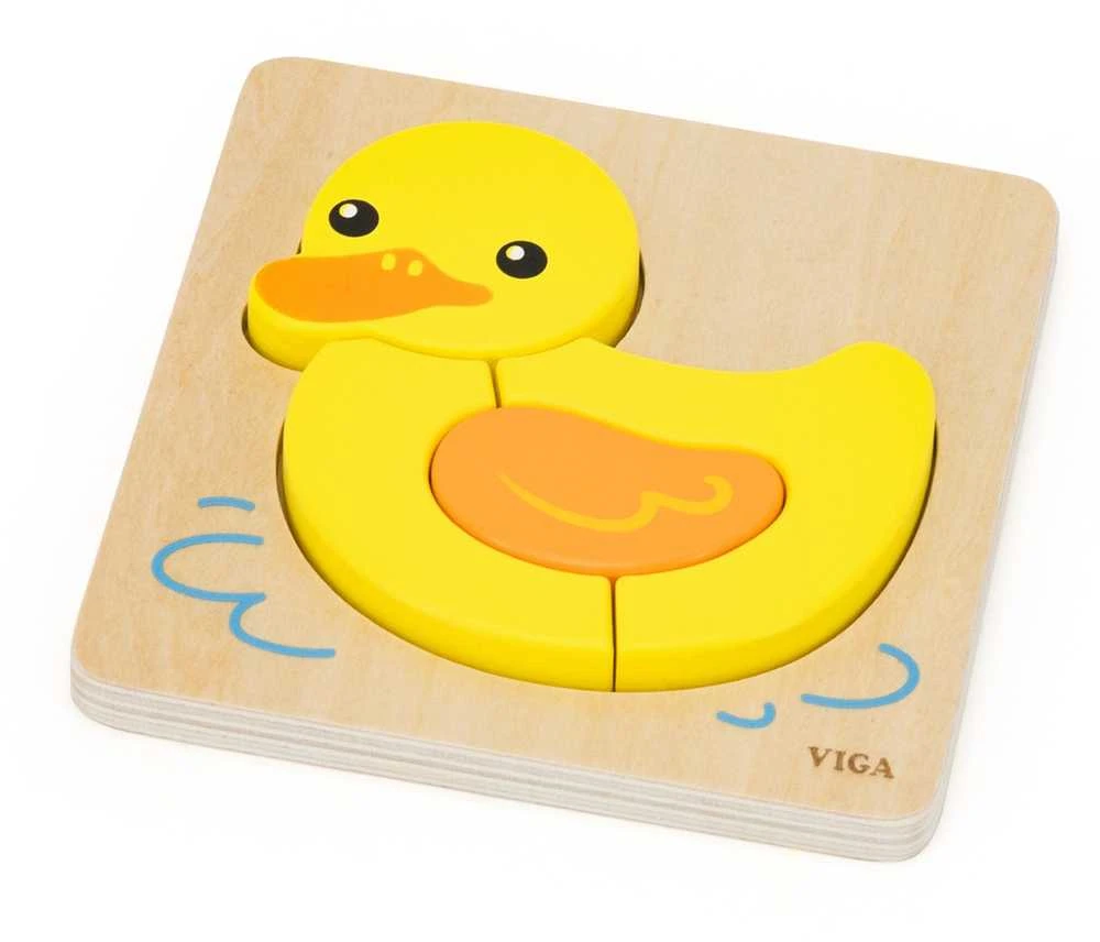 Viga Toys VIGA Wooden Puzzle - Cute Duck