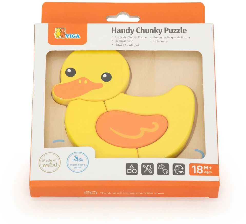 Viga Toys VIGA Wooden Puzzle - Cute Duck