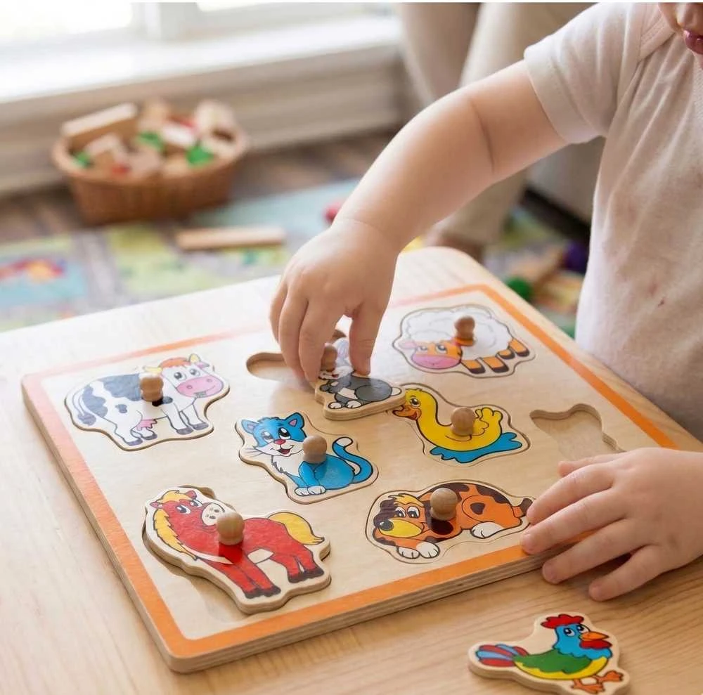Medinė Dėlionė Farm Viga Toys