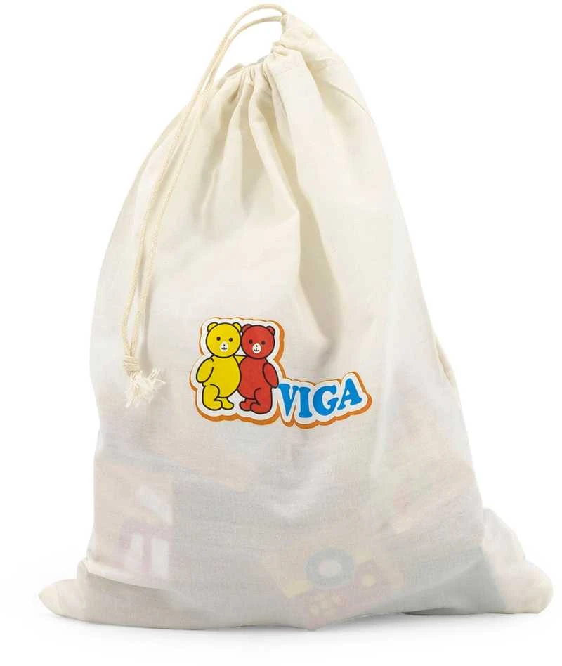 Magnetinė medinė dėlionė VIGA transporto priemonės